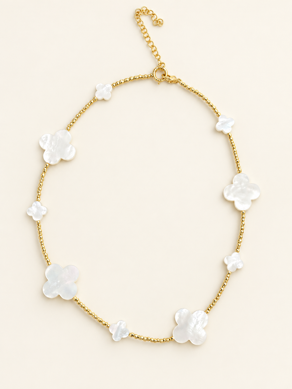 Opal Clover Necklace
