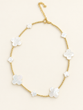 Opal Clover Necklace