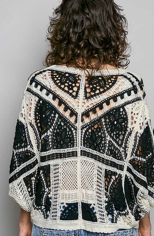 Black & White Cardigan