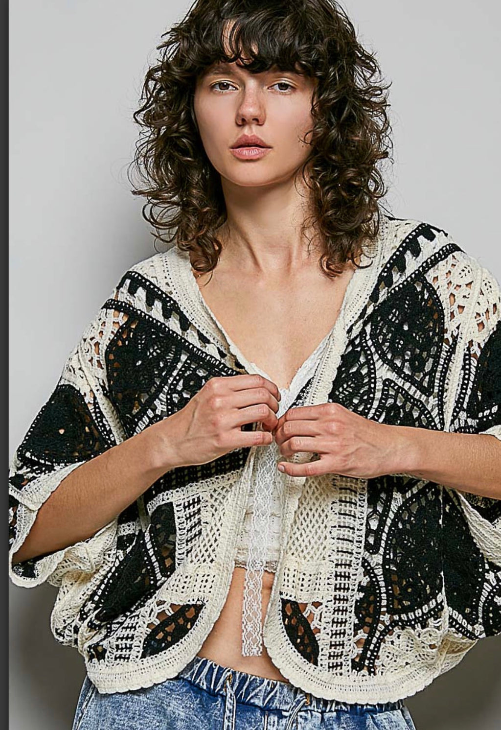 Black & White Cardigan