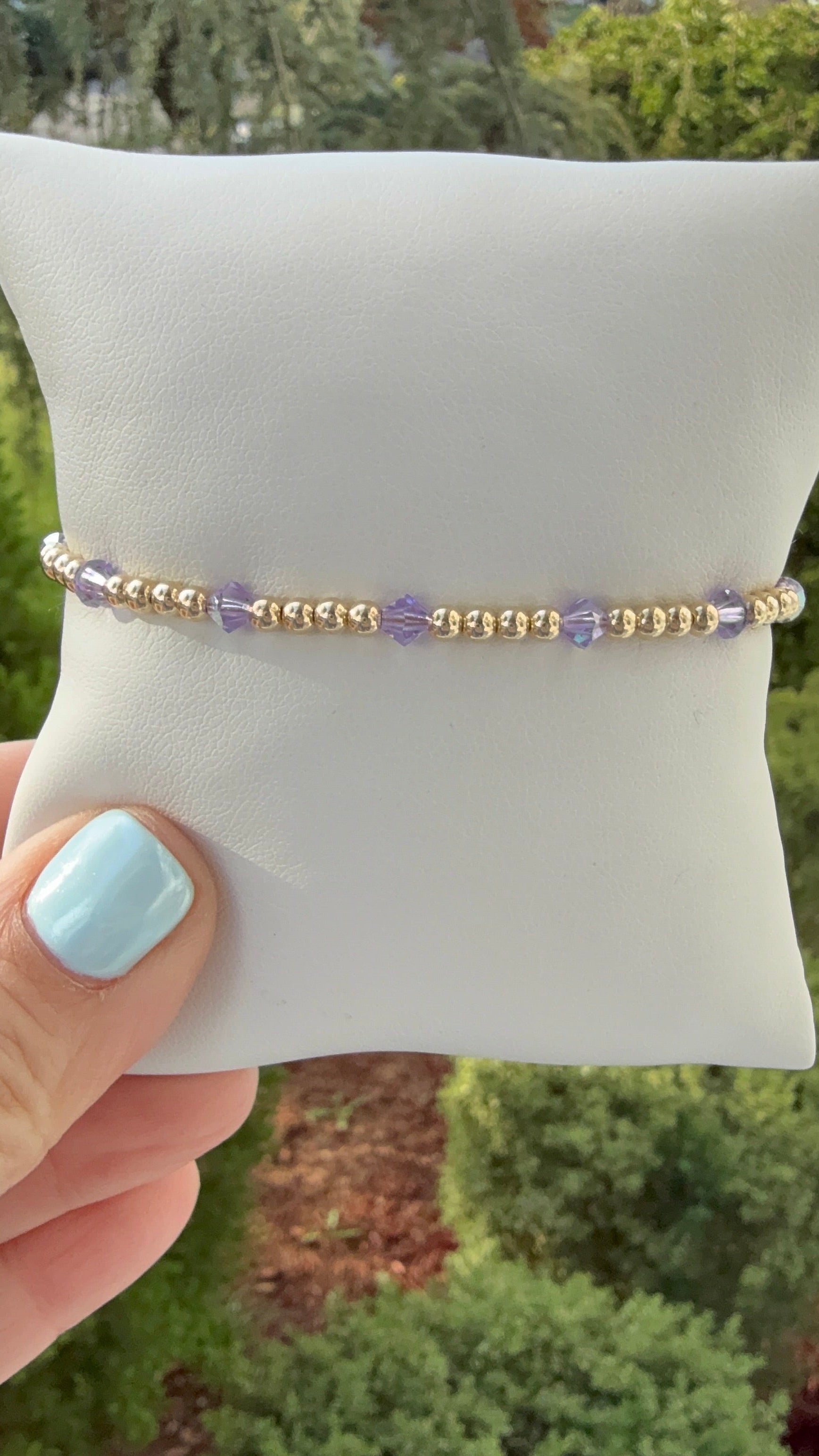 Lavender Crystal By The Yard