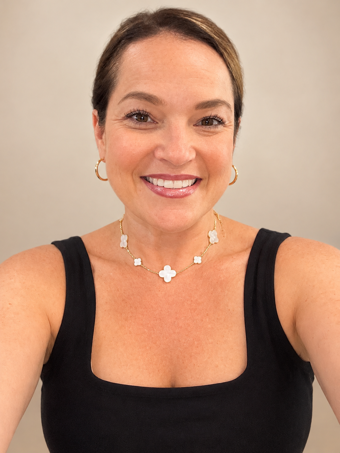 Opal Clover Necklace
