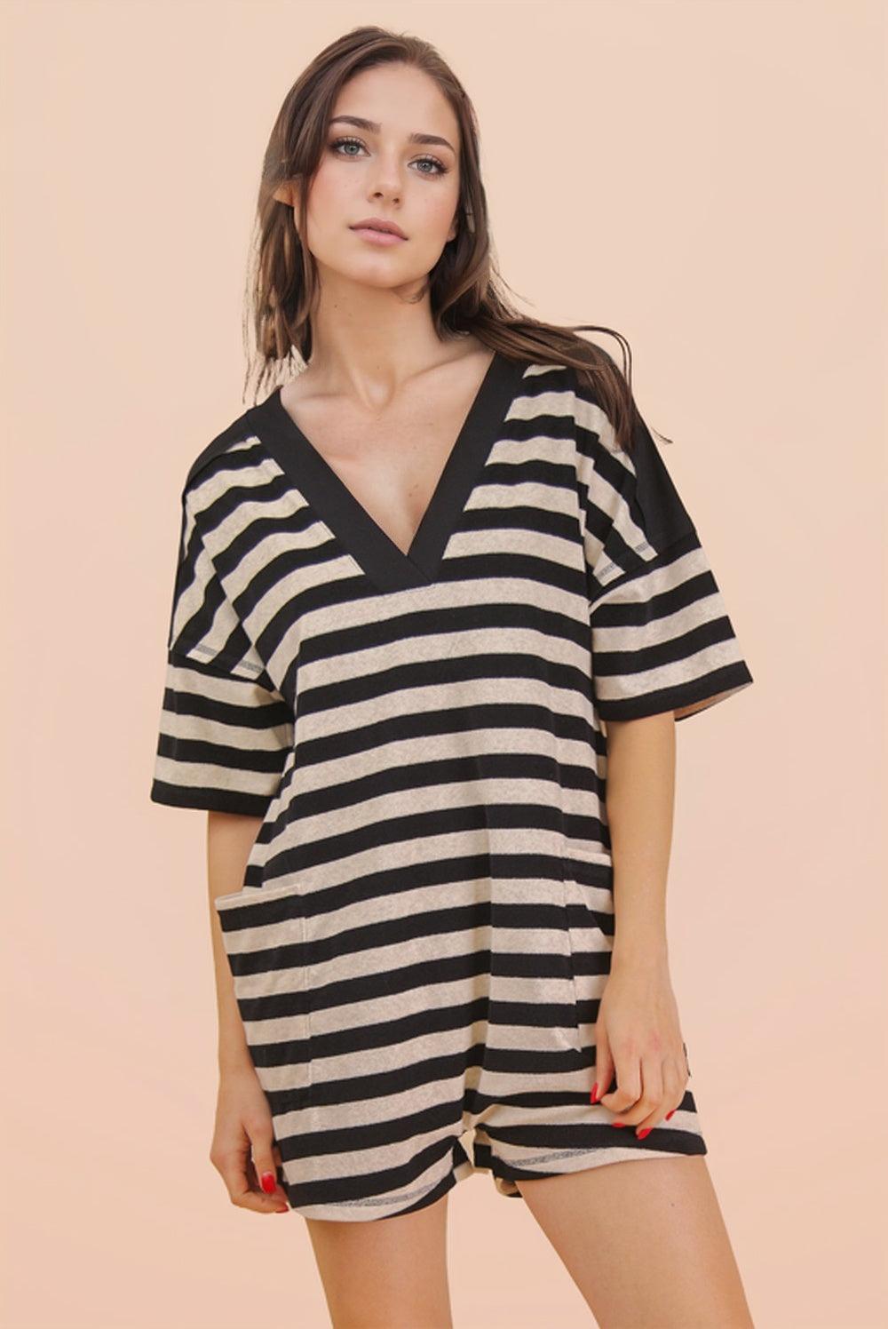 Classic Stripe Romper