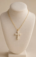 Pearl Cross Necklace