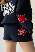 Happy Camp3r Navy USA Shorts