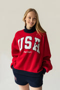 Happy Camp3r USA Mockneck Sweatshirt