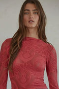 Jacquard Layering Top