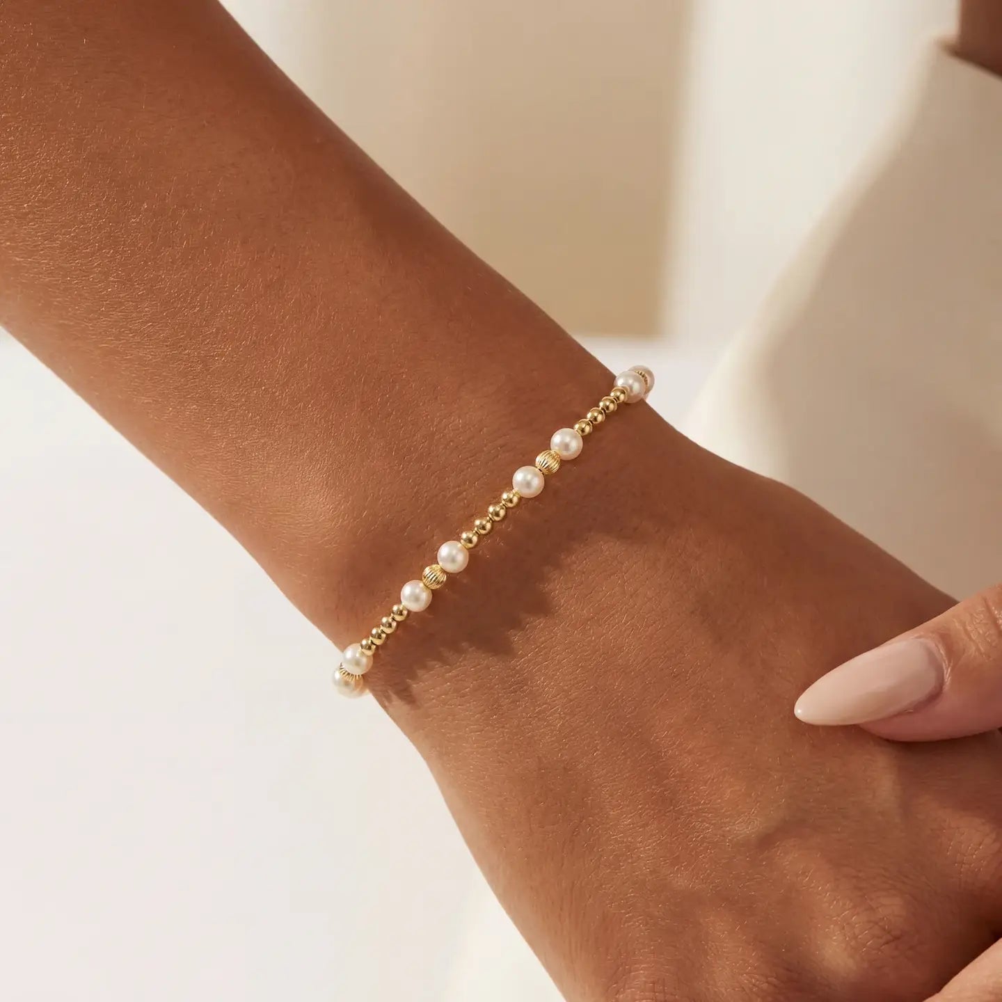 Kimberly Pearl Beaded Bracelet