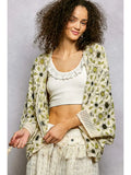 Floral Crochet Cardigan