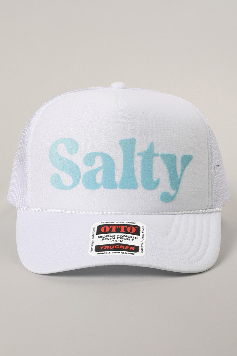 Salty White Trucker Hat